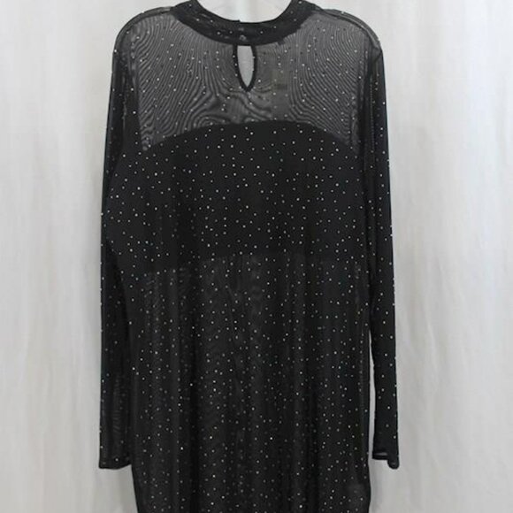 Eva Franco Starlight Long-Sleeve Sheer Tunic - Picture 4 of 6